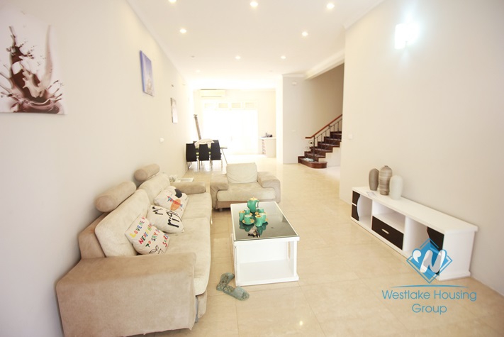Beautiful house for rent with garden around in Ciputra, Tay Ho, Ha Noi